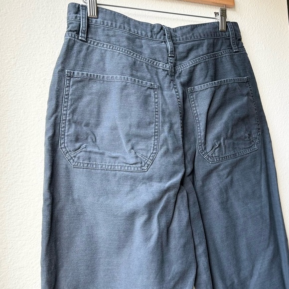 FRAME Moto Zip high-rise Jeans Pant in Washed Black Sz 29 - Picture 7 of 14